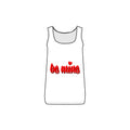 Be Mine Valentine Tank Top — Women's Ribbed Tank with Red Script