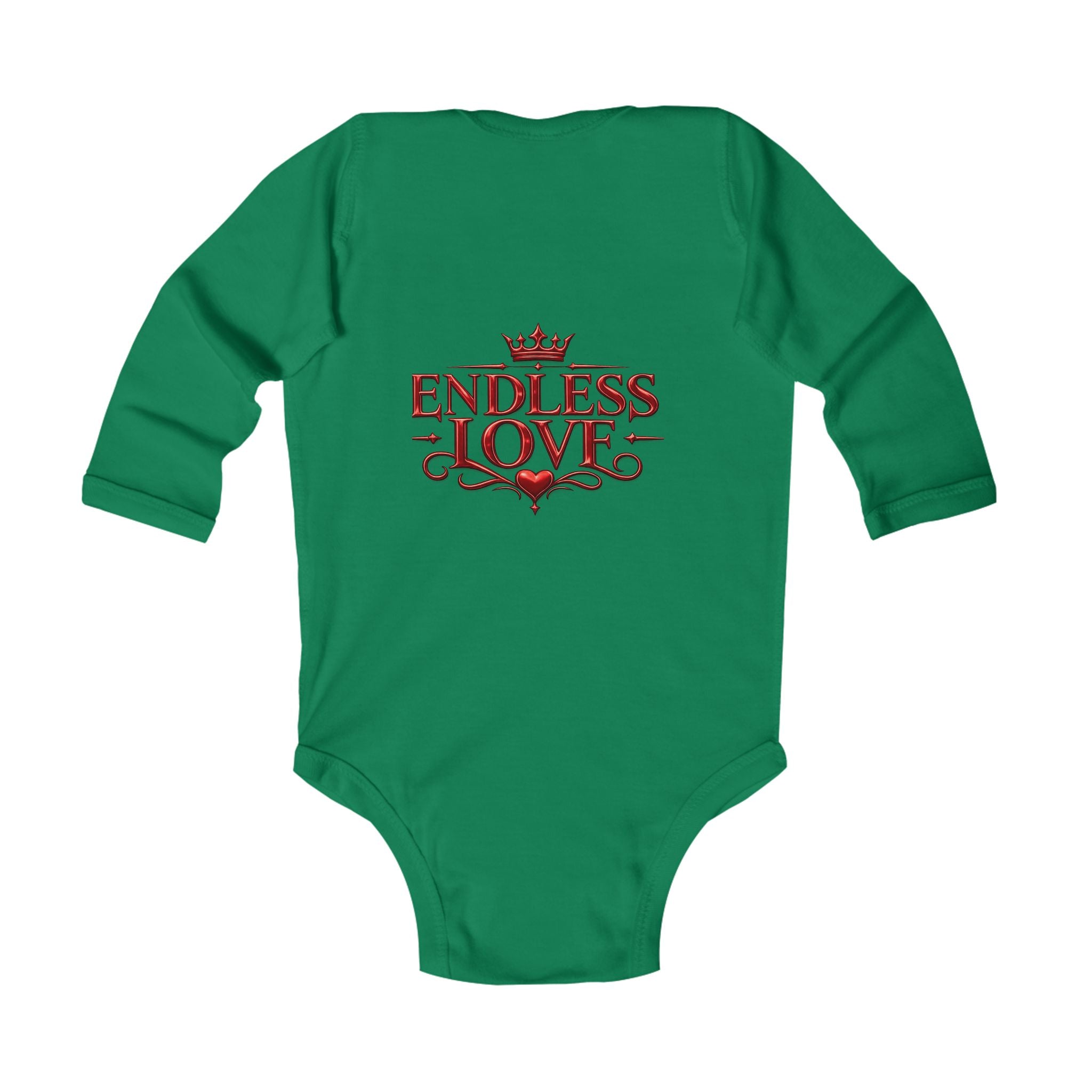 Infant Bodysuit — "Endless Love" Elegant Monogram Baby Onesie
