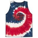 Tie-Dye Tank Top — "Endless Love" Graphic Spiral Vest
