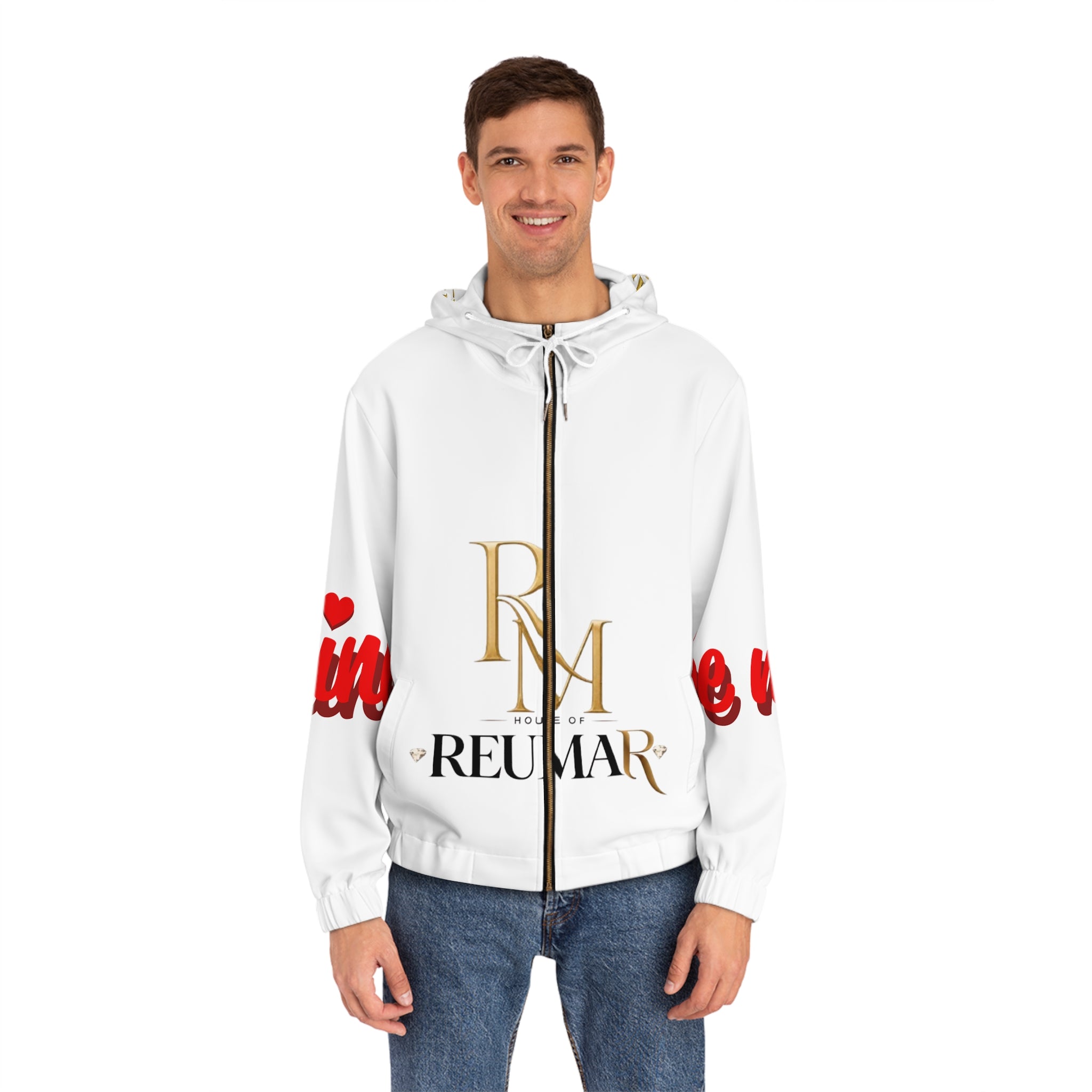 Patriotic 'Merica Full‑Zip Hoodie