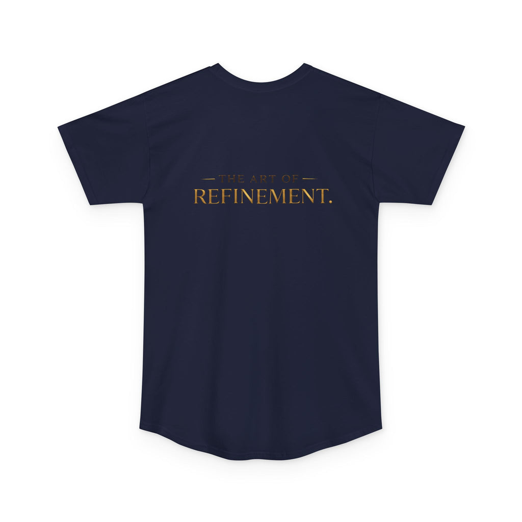 Long Body Tee — "Reumar" Logo & "The Art of Refinement" Graphic