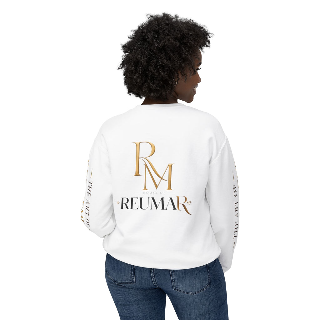 Reumar Gold Monogram Crewneck Sweatshirt