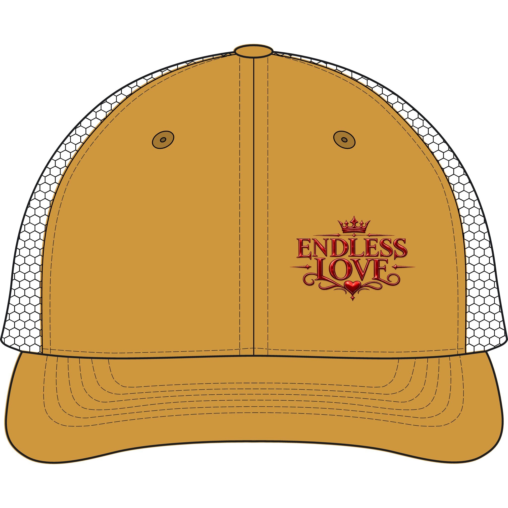 Endless Love Embroidered Trucker Cap
