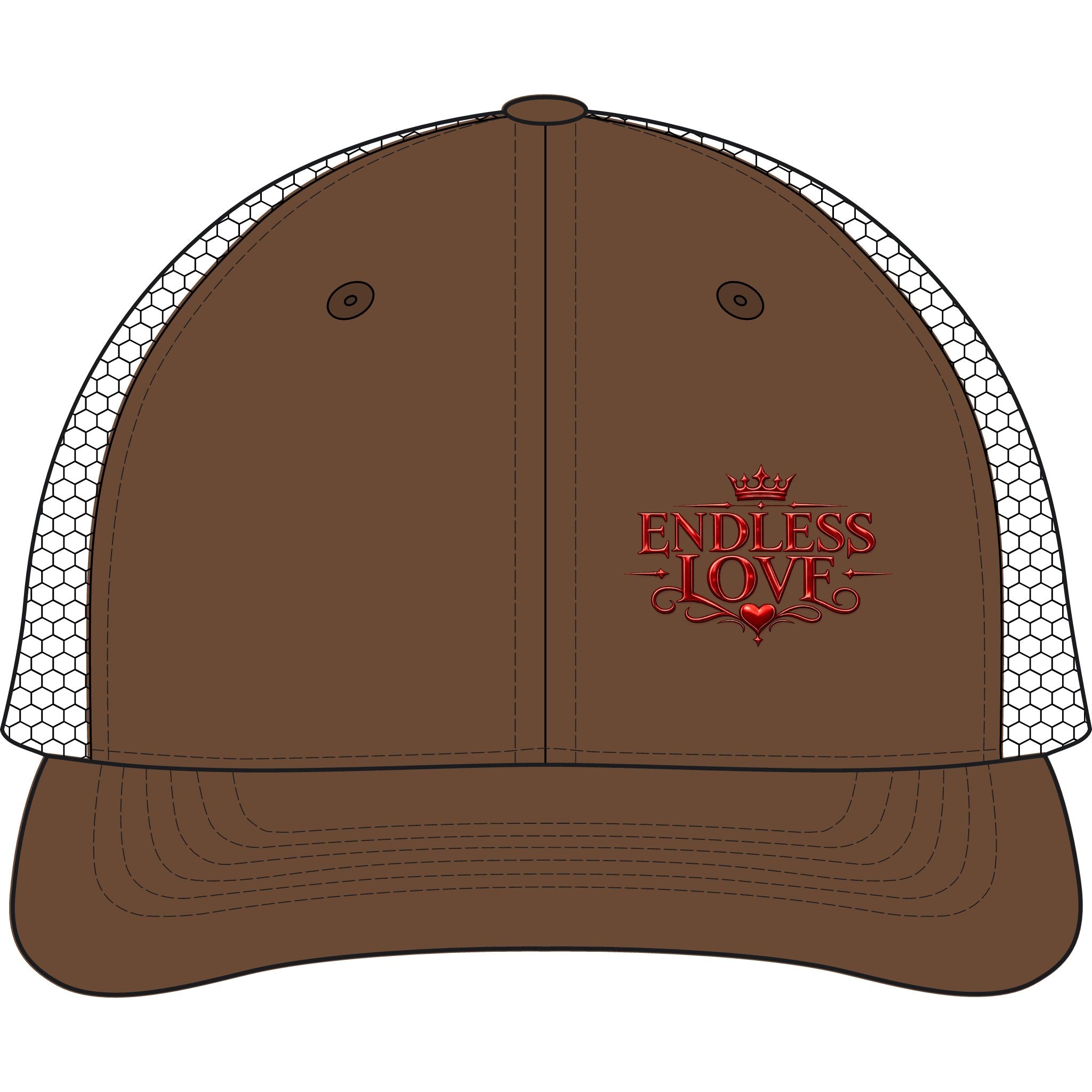 Endless Love Embroidered Trucker Cap