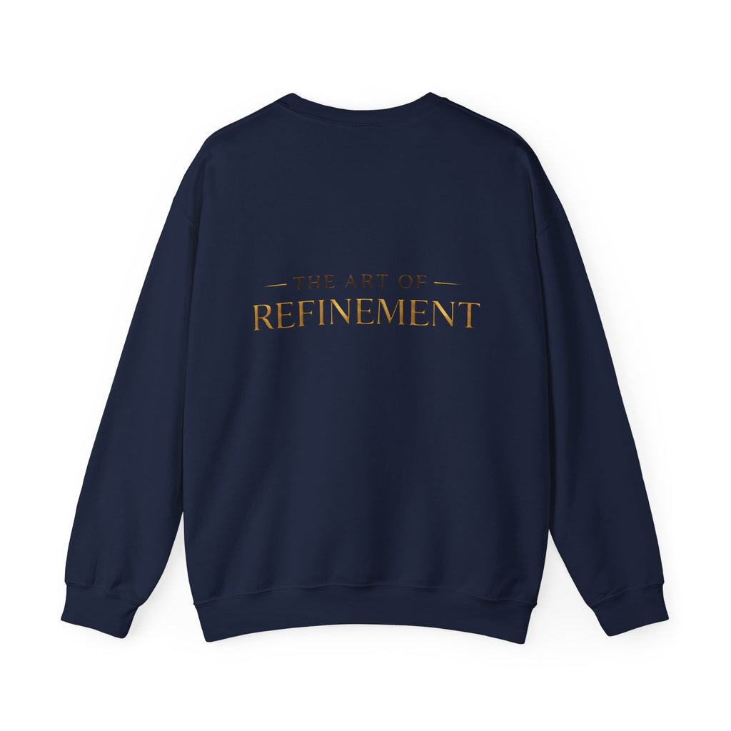 Crewneck Sweatshirt – Reumar Luxury Logo & "The Art of Refinement"