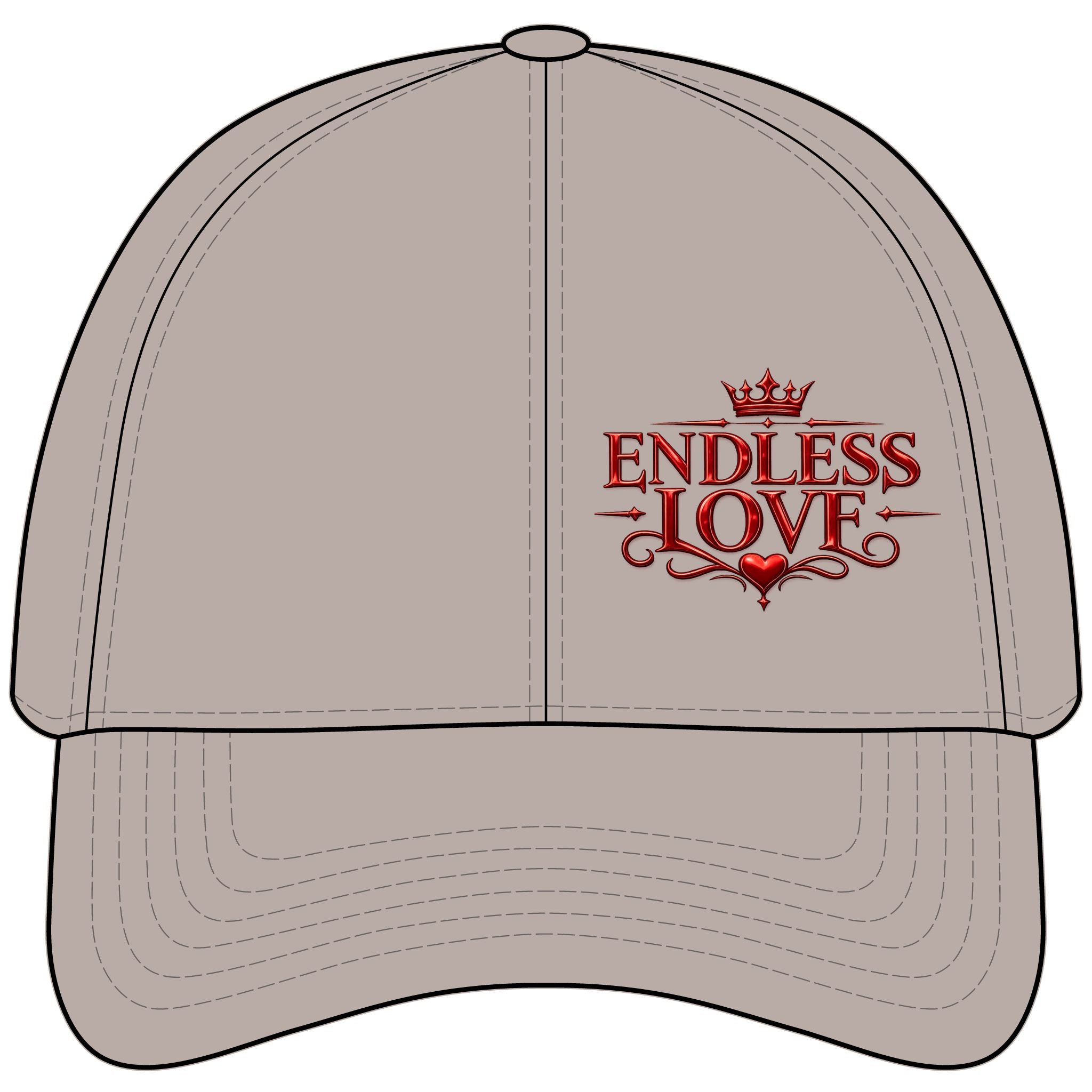 Endless Love Embroidered Cap - Piqué Mesh Cool & Dry Baseball Hat