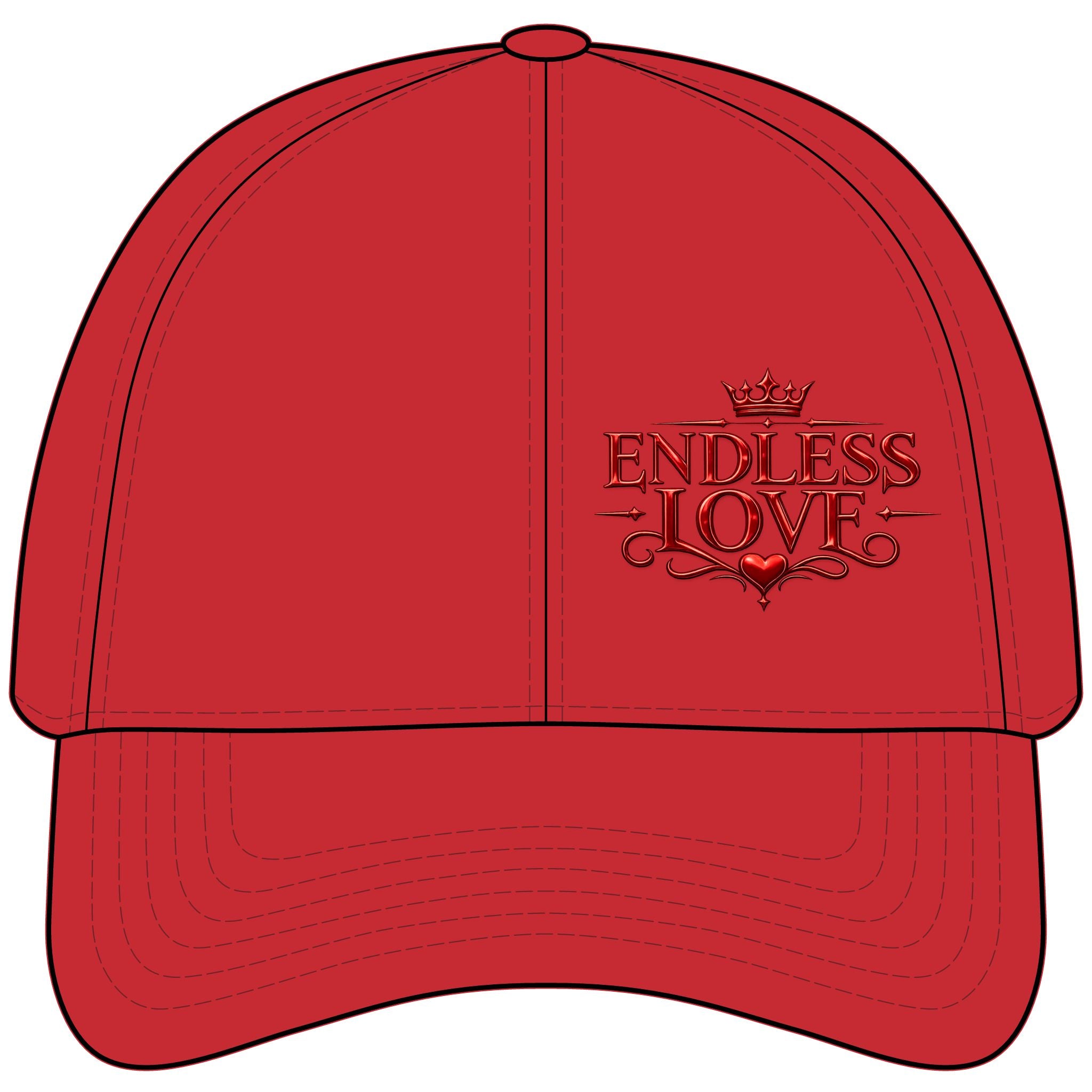 Endless Love Embroidered Cap - Piqué Mesh Cool & Dry Baseball Hat