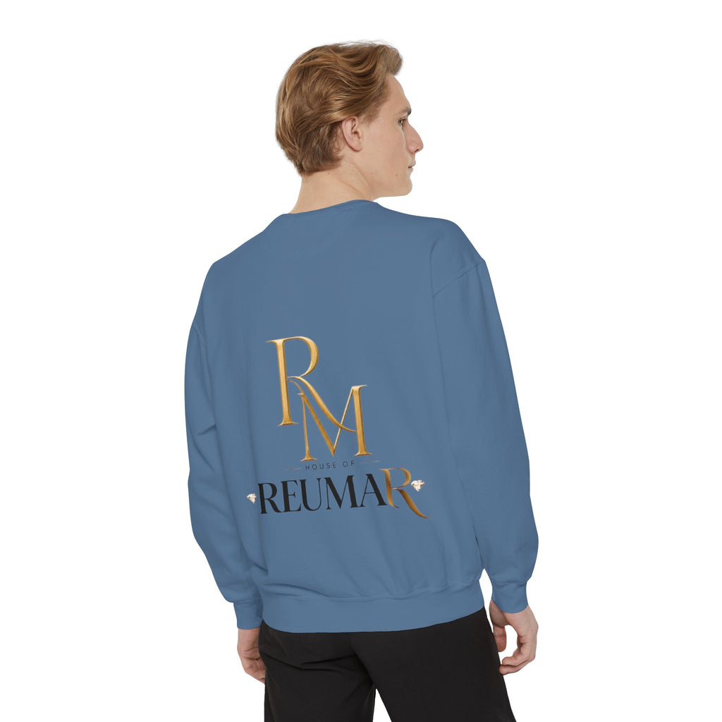 Refinement Logo Sweatshirt — "The Art of Refinement" Garment-Dyed Crewneck