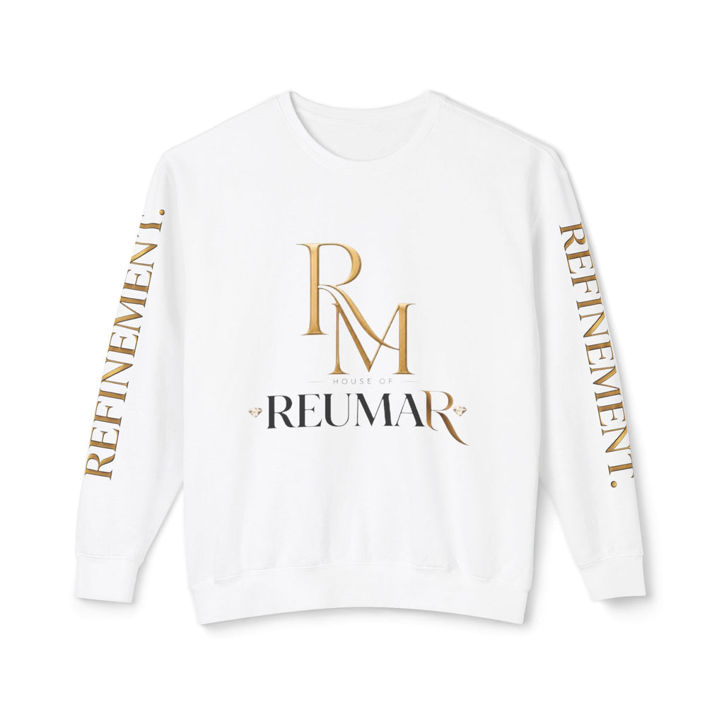 Reumar Gold Monogram Crewneck Sweatshirt