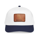 Leather Patch Baseball Cap - Monogram RM Reumay