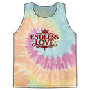 Tie-Dye Tank Top — "Endless Love" Graphic Spiral Vest