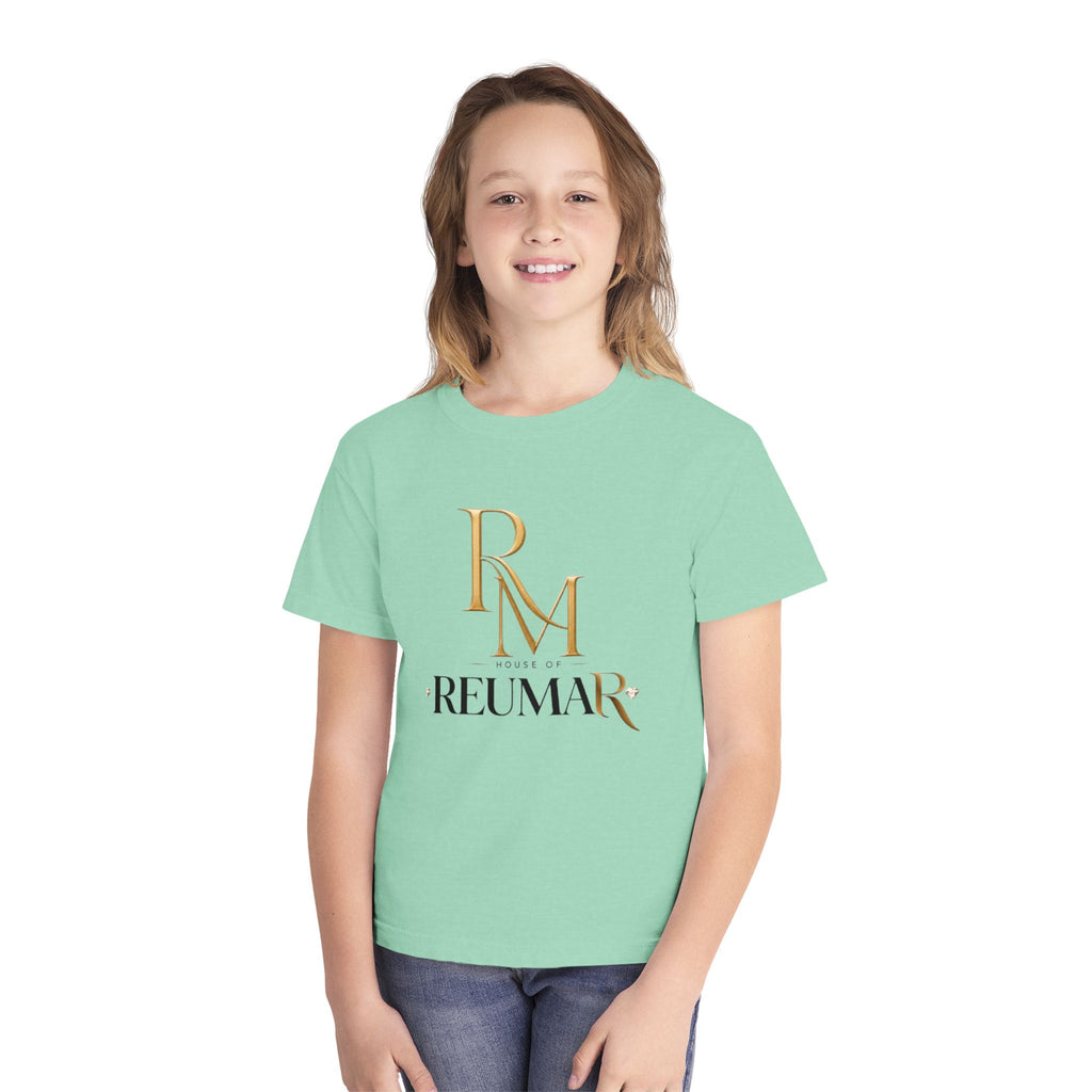 Youth Tee — Reumar Logo Front & "Thank You" Sunburst Back