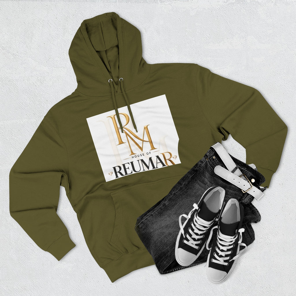 Art Lover Boutique Fleece Hoodie – 'House of Reumar' Designer Logo Pullover