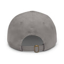 Leather Patch Dad Hat — Embossed RM REUMAN Logo Baseball Cap