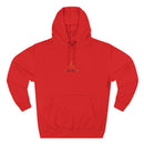 Minimalist Gold Monogram Hoodie — 'RM' Chest Logo Fleece Pullover