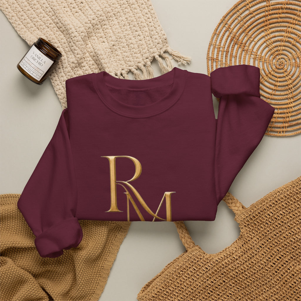 Crewneck Sweatshirt – Reumar Luxury Logo & "The Art of Refinement"