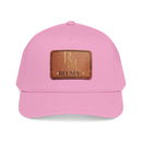 Leather Patch Baseball Cap - Monogram RM Reumay