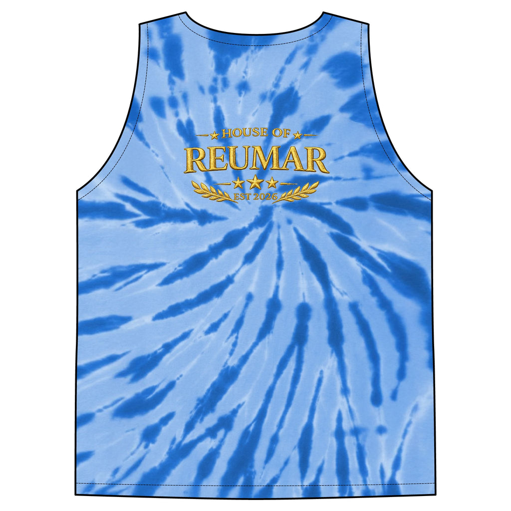 Tie-Dye Tank Top — "Endless Love" Graphic Spiral Vest