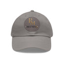 Leather Patch Dad Hat — Embossed RM REUMAN Logo Baseball Cap