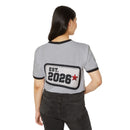Reumar Gold Monogram Ringer T-Shirt — Vintage Racing Night Back Print