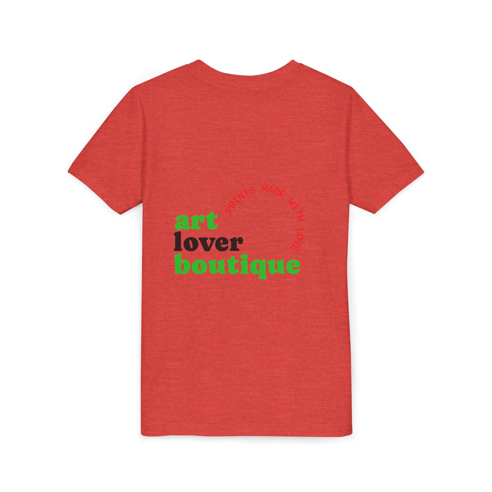 Youth Tee - Reumar Gold Monogram Front & 'art lover boutique' Back
