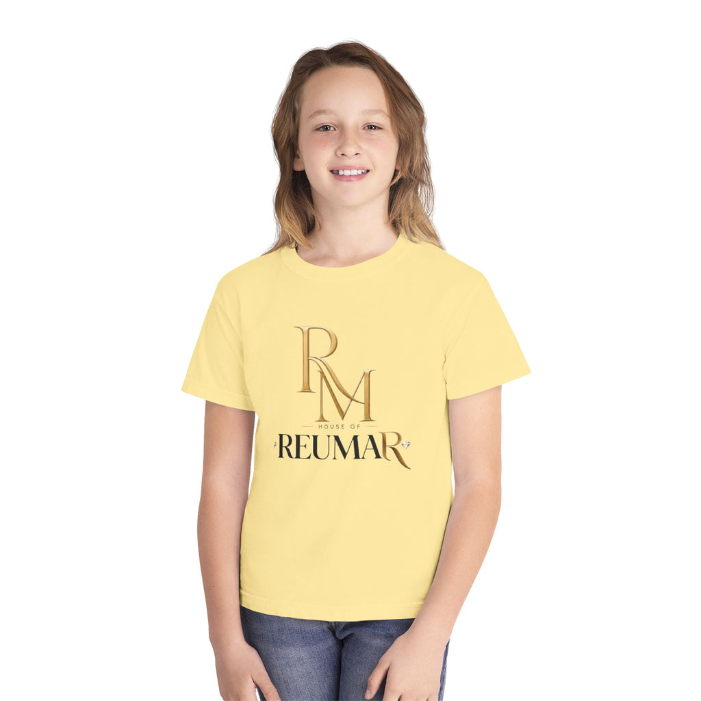 Youth Tee — Reumar Logo Front & "Thank You" Sunburst Back