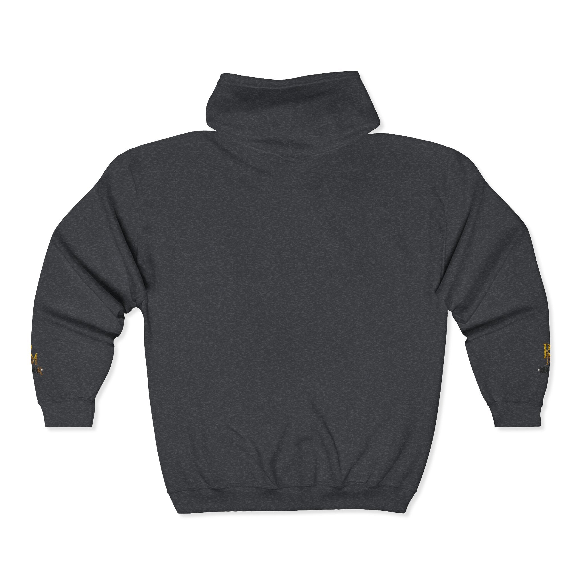 Embroidered RM Gold Crest Full-Zip Hoodie