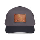 Leather Patch Baseball Cap - Monogram RM Reumay