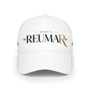 House of Reumar Red Low Profile Baseball Cap — Embroidered Logo Hat