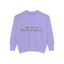 Refinement Logo Sweatshirt — "The Art of Refinement" Garment-Dyed Crewneck