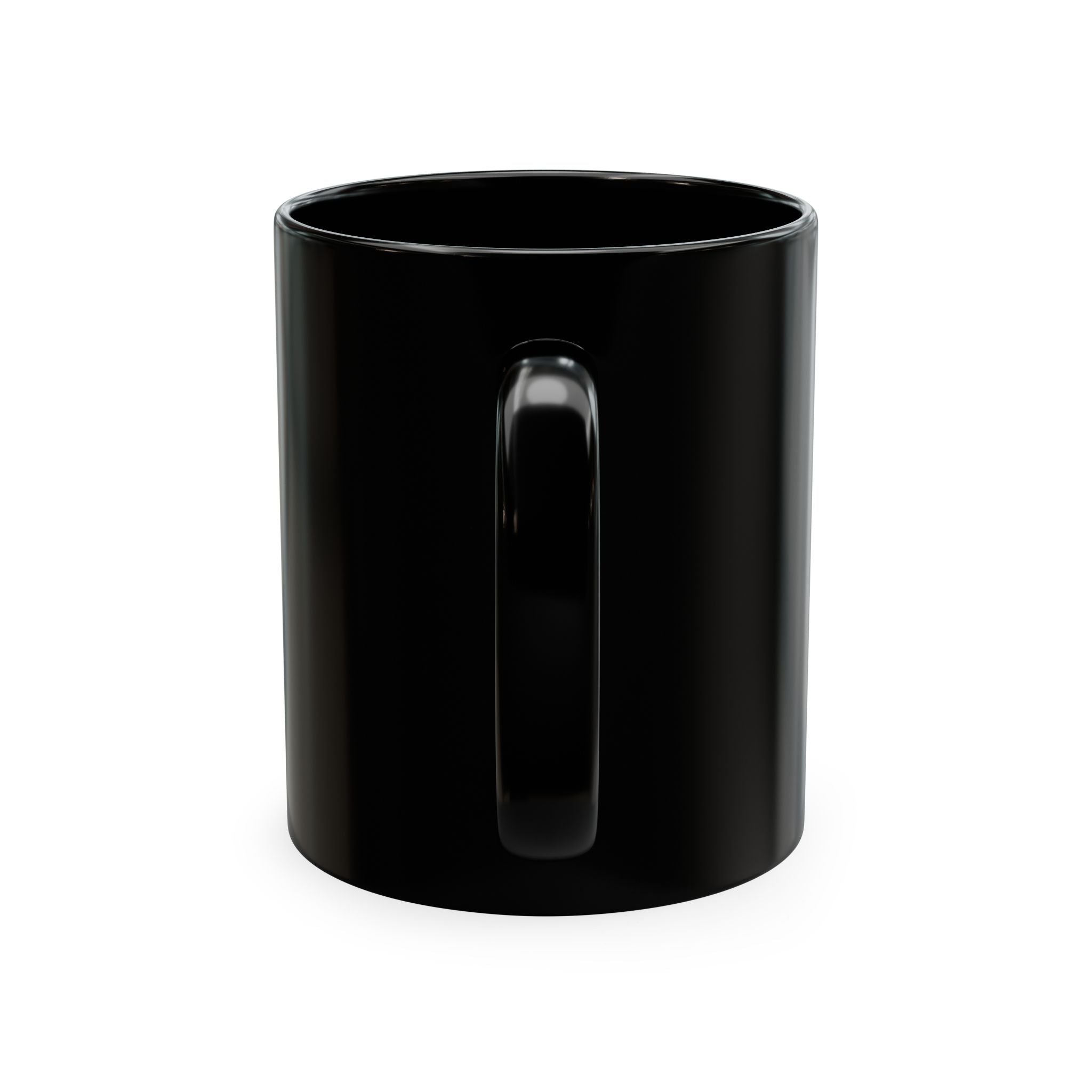 House of Reumar Beige Ceramic Mug — Gold Monogram Coffee Cup