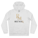 King Hoodie — Reumar RM Gold Logo Hooded Sweatshirt, "Be Good Do Good" Back Design