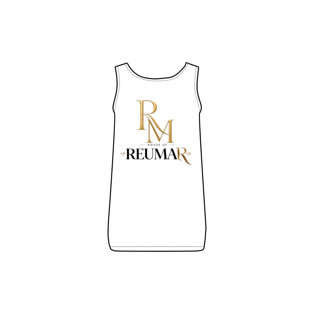 Be Mine Valentine Tank Top — Women's Ribbed Tank with Red Script