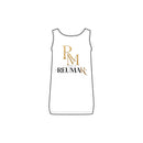 Be Mine Valentine Tank Top — Women's Ribbed Tank with Red Script