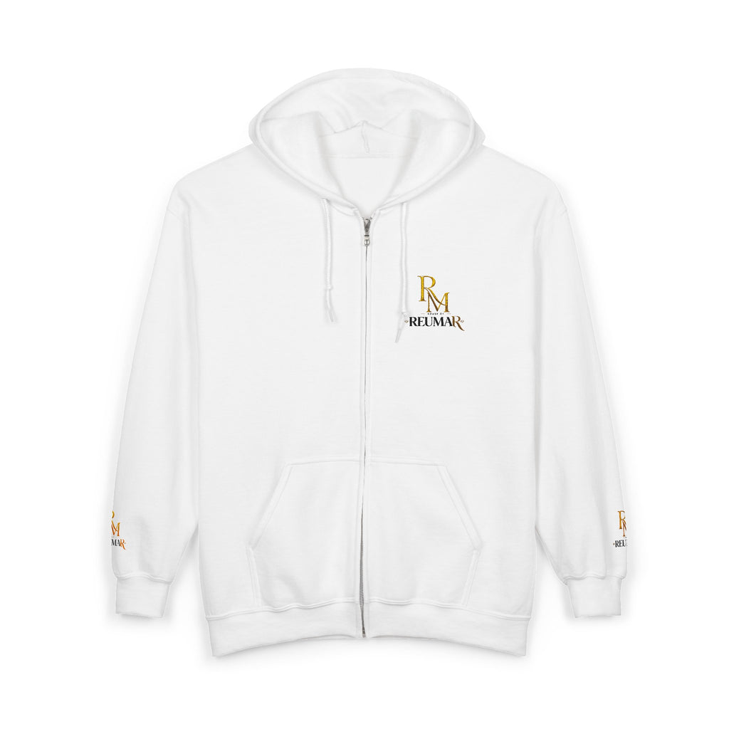 Embroidered RM Gold Crest Full-Zip Hoodie