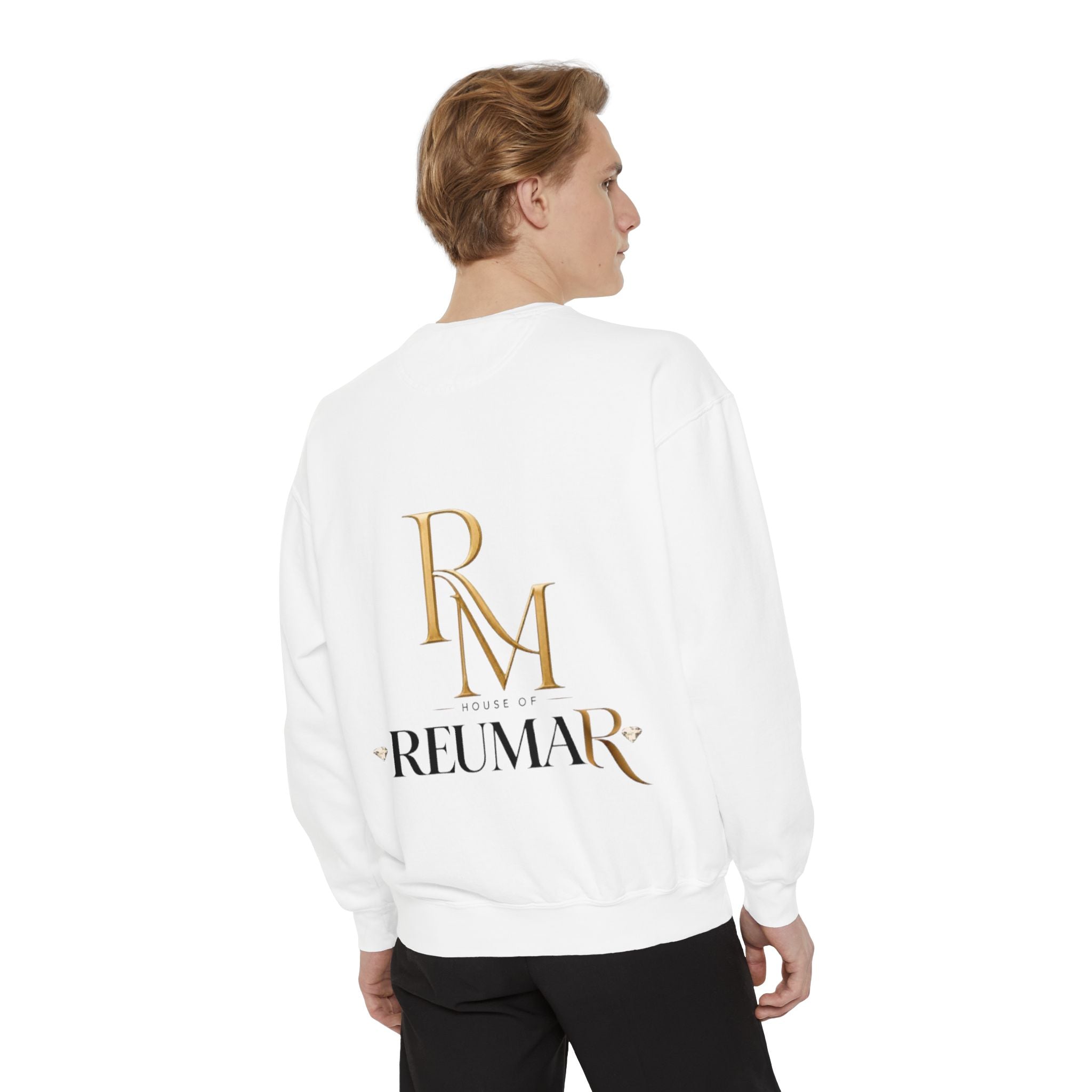 Refinement Logo Sweatshirt — "The Art of Refinement" Garment-Dyed Crewneck