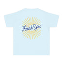Youth Tee — Reumar Logo Front & "Thank You" Sunburst Back