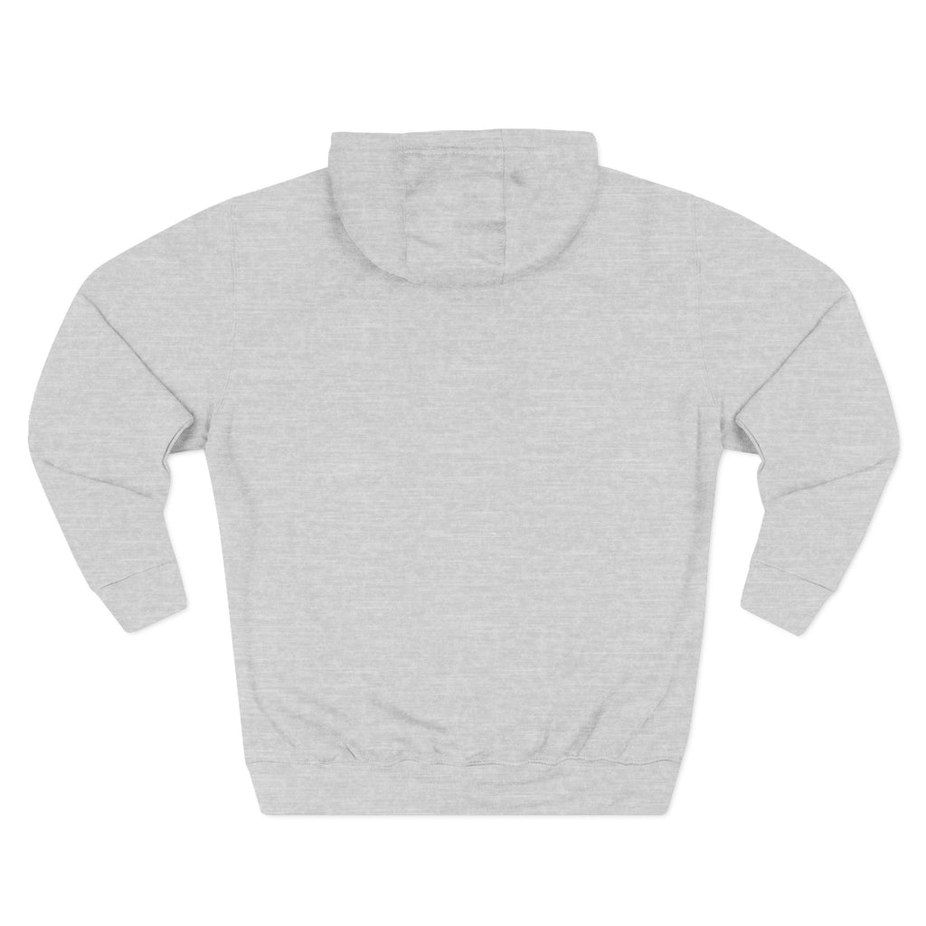 Minimalist Gold Monogram Hoodie — 'RM' Chest Logo Fleece Pullover