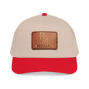 Leather Patch Baseball Cap - Monogram RM Reumay