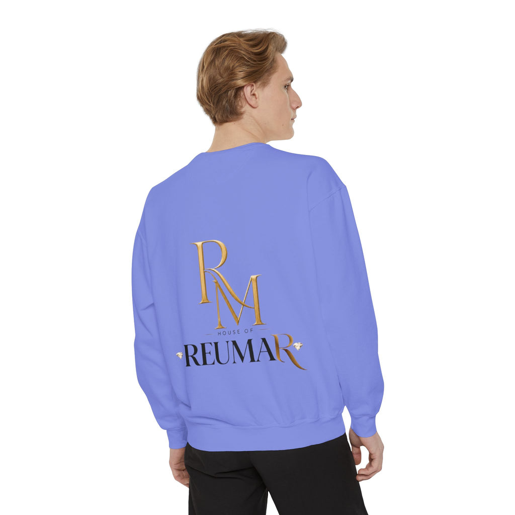 Refinement Logo Sweatshirt — "The Art of Refinement" Garment-Dyed Crewneck