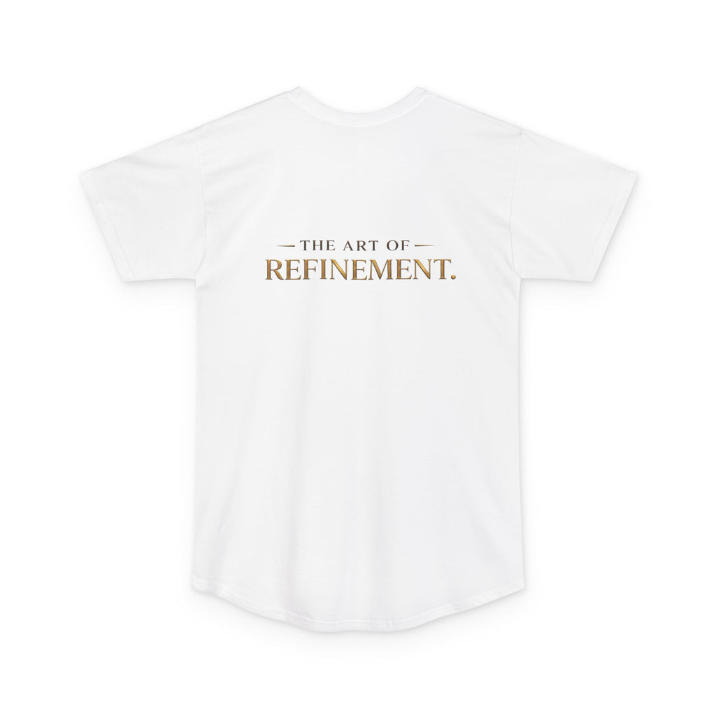 Long Body Tee — "Reumar" Logo & "The Art of Refinement" Graphic