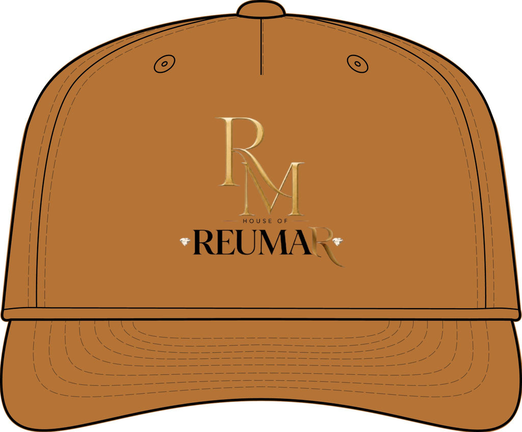 Laser-Perf Rope Cap - House of Reumar Gold Logo Snapback