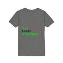 Youth Tee - Reumar Gold Monogram Front & 'art lover boutique' Back
