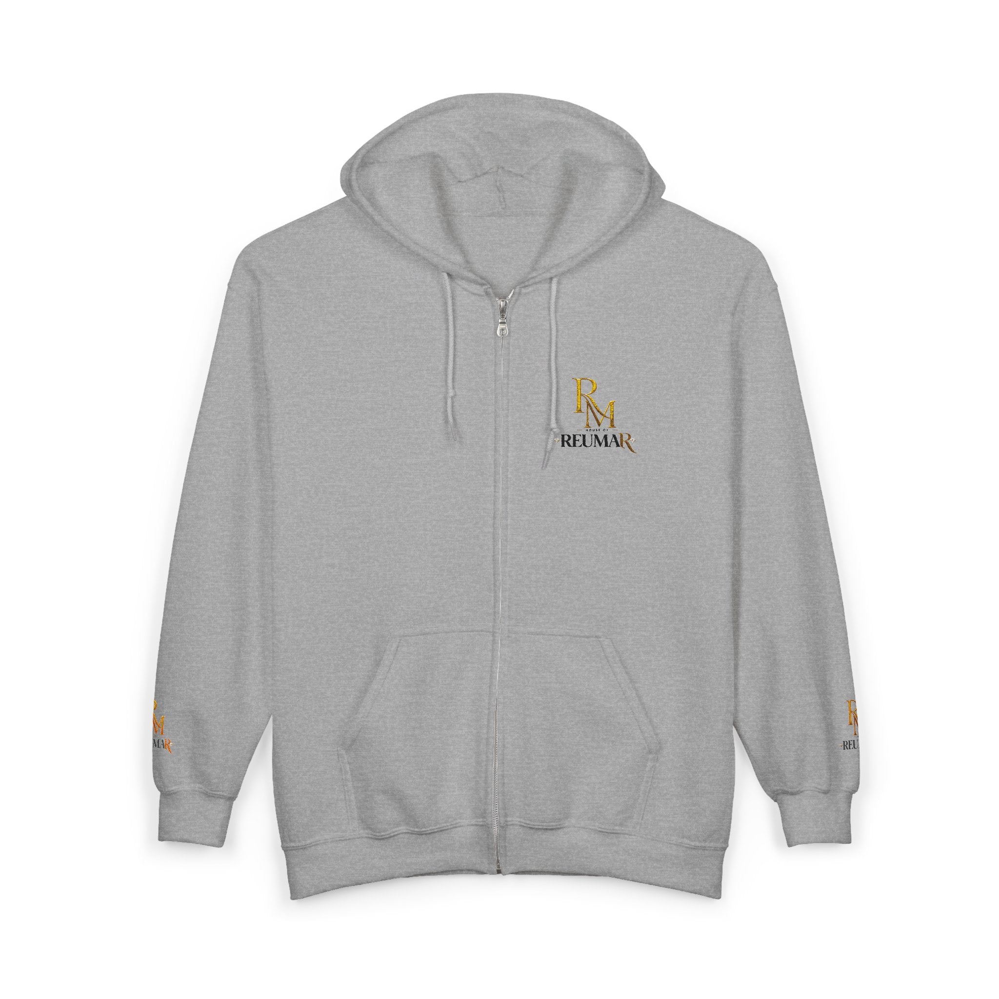 Embroidered RM Gold Crest Full-Zip Hoodie
