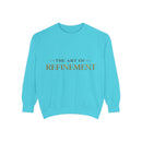 Refinement Logo Sweatshirt — "The Art of Refinement" Garment-Dyed Crewneck