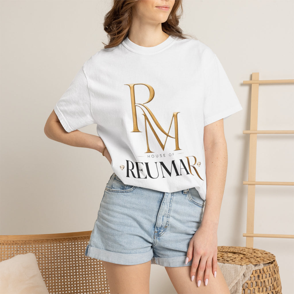 House of Reumar 'RM' Logo T‑Shirt — The Art of Refinement Crew Tee