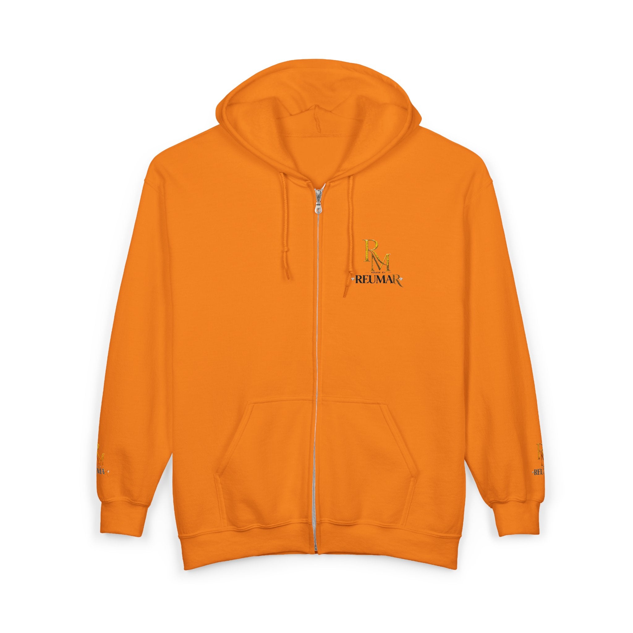 Embroidered RM Gold Crest Full-Zip Hoodie