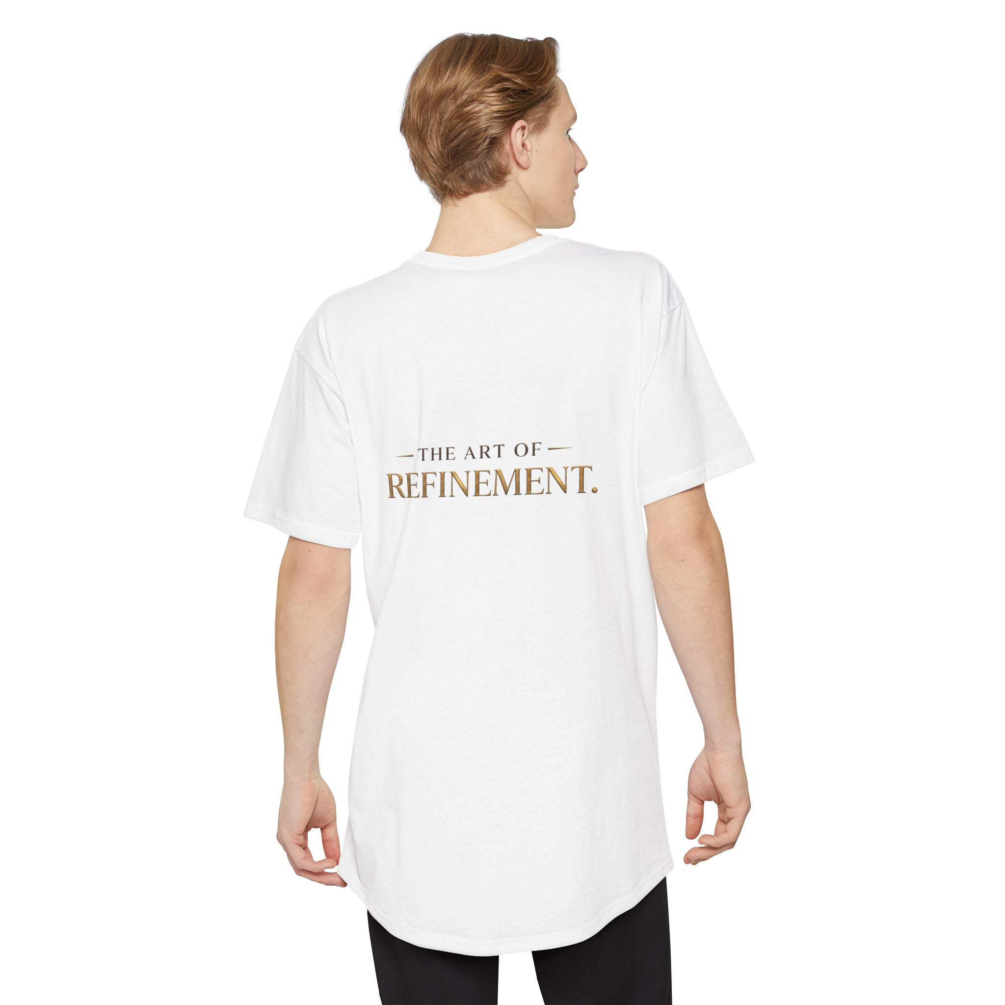 Refined Logo Tee — "Reumar" Longline Urban T‑Shirt