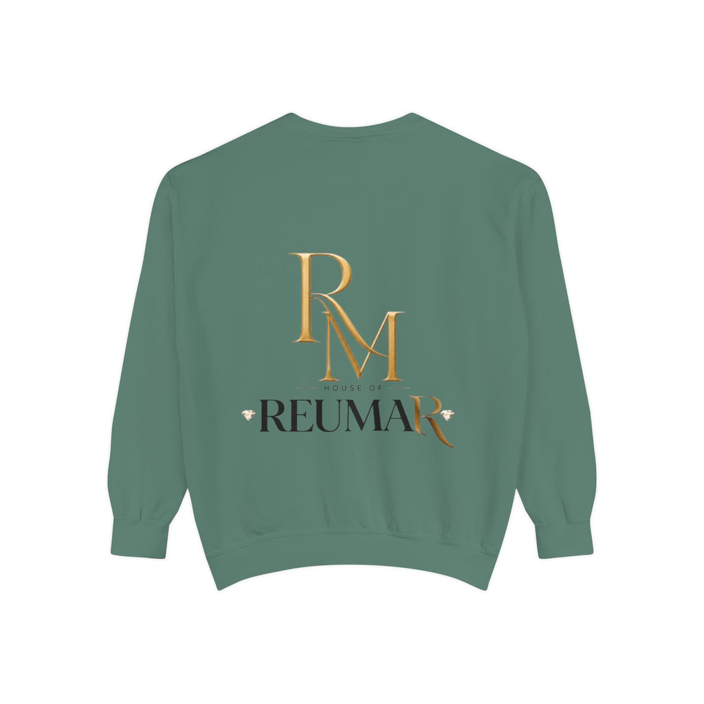 Refinement Logo Sweatshirt — "The Art of Refinement" Garment-Dyed Crewneck