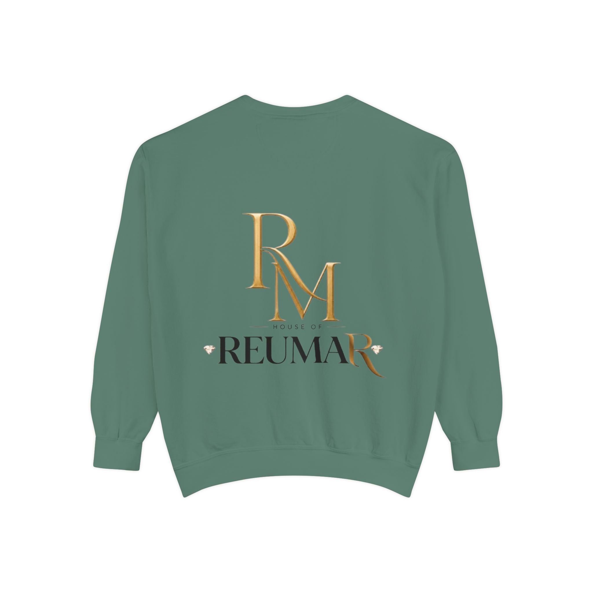 Refinement Logo Sweatshirt — "The Art of Refinement" Garment-Dyed Crewneck